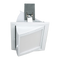 Recessed LED rectangular downlight. TC Tri-Colour, complete with flex and plug. White and Silver Body Colour. S9514TC WH, S9514TC SL