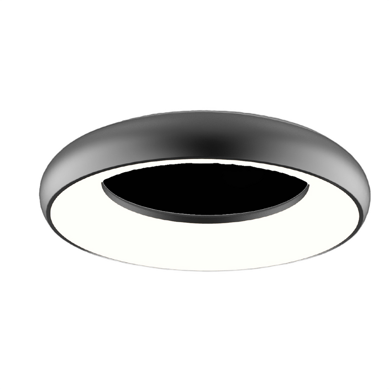SO3000/30CW, SO3000/40CW: Dimmable architectural LED ceiling Light. 18W 300mm 4K Black. SAL Lighting. 300(W) or 400 (W)mm