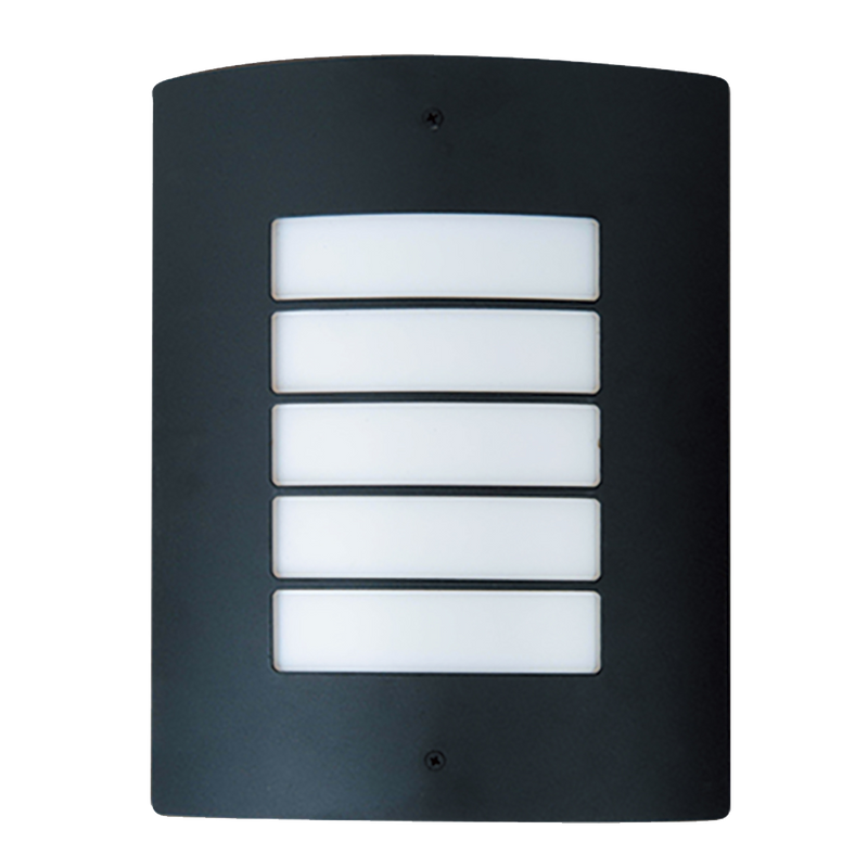 SAL MOD SE7013 Exterior Wall Lights Black / Stainless Steel 240V IP44 - SE7013 BK, SE7013 SLS - SAL Lighting