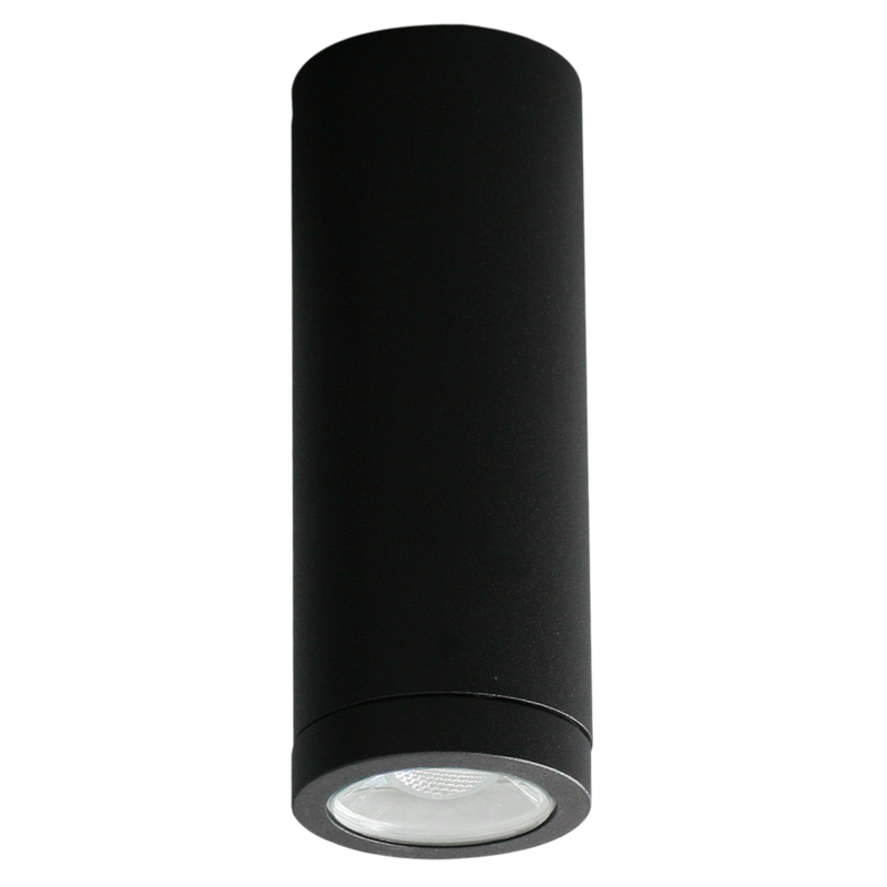 SL7223WW/BK: EXTERIOR LED WALL LIGHT 6W IP65 3K Warm White. Black finish. Clear tempered glass cover. 