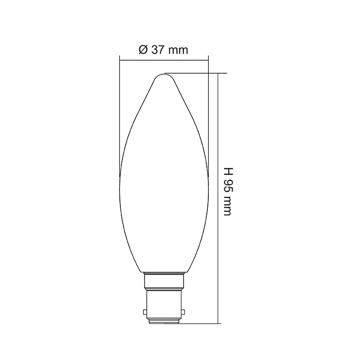 SAL Dimmable LCA Lamps and Globes 2700K 5000K Opal 4W 240V IP20 - LCA27 - SAL Lighting