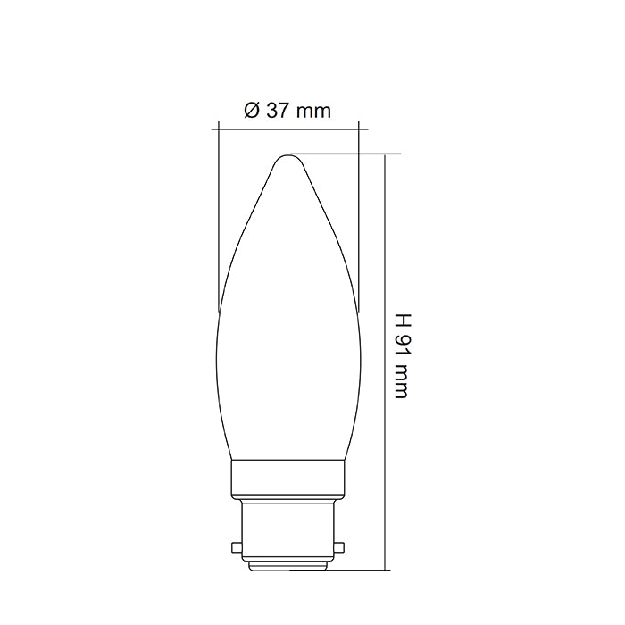 SAL Dimmable LCA Lamps and Globes 2700K 5000K Opal 4W 240V IP20 - LCA27 - SAL Lighting