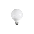 Energy efficient OPAL DIM LG95. 10 watt dimmable LED SMD opal spherical lamp. Poly covered aluminium body, B22 or E27 lamp bases