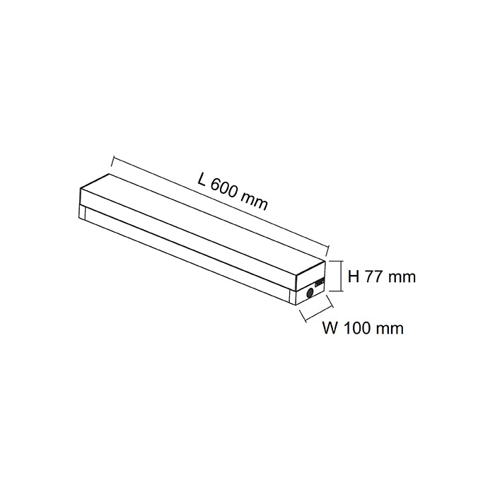 SAL SLD2000 LED Linear Batten 4000K White 20W 240V IP20 - SLD2000CW, SLD2000CW/C - SAL Lighting